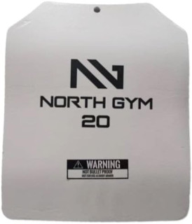 Northgym 3D Weight Plates 14,20,30 lbs - Additional Weight for Weight Vests and Plate Carrierss, Ergonomic Shape, Optimized Weight Distribution, Powder-Coated