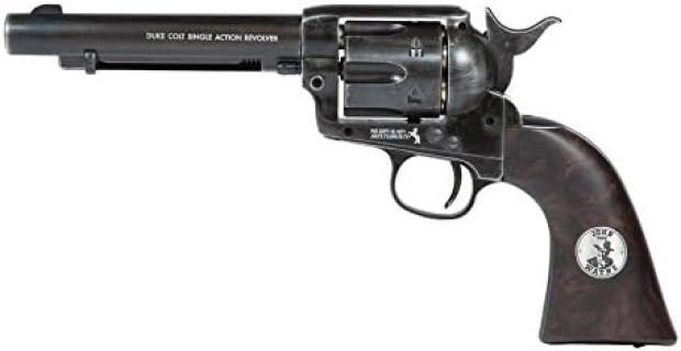 Duke Colt CO2 Pellet Revolver, Weathered air Pistol