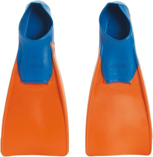 Sporti Adult-Kids Swim Fins for Pool Lap Swimming - Long Floating Fins for Swimming & Snorkeling - Swim Flippers for Training