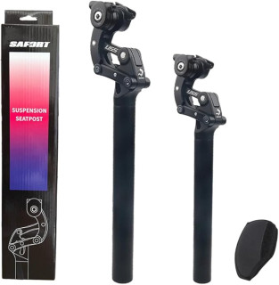 SAFORTBIKES Suspension Seatpost for eBike, USS-SP18, 27.2/28.6/30.0/30.4/30.8/30.9/31.6/31.8/33.9/34.9,365mm/580mm