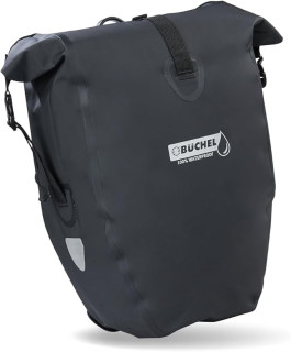 Pannier Rack Bag 26L Volume I Large Capacity Bike Bag 100% Waterproof, Bicycle Panniers Rear Rack Bag for Grocery Touring Cycling I Big Rear Bag, Bike Saddle Bag, Commuter Long Cycling Trip