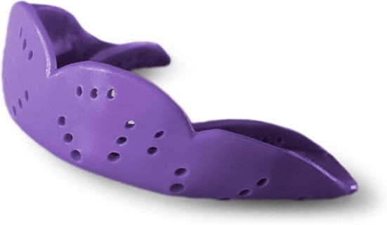 SISU Aero Medium Mouthguard, Purple Punch - 1.6mm Thin - Custom-Molded Fit - Slim Design - Remoldable Up to 20 Times - for Team Sports - Non Toxic