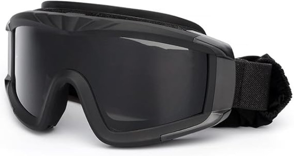 SPOSUNE Airsoft Goggles Anti Fog Army Tactical Goggles with 3 Interchangeable Lens UV400 Protection Airsoft Desert Goggles