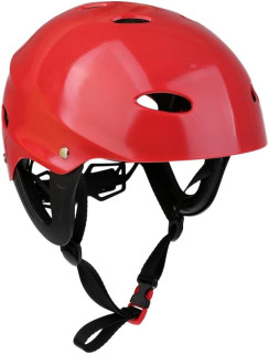 Unknown Professional Adjustable Water Sports Safety Helmet Kayak Canoe Sailing Surfing Hard, Red