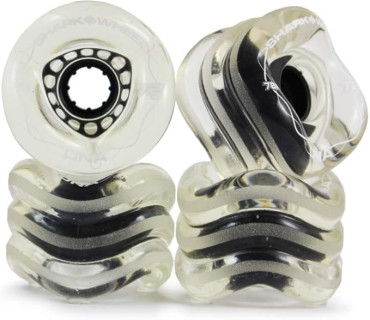 Shark Wheel 72mm Longboard Cruising Wheels, DNA Formula, Set of 4 Wheels