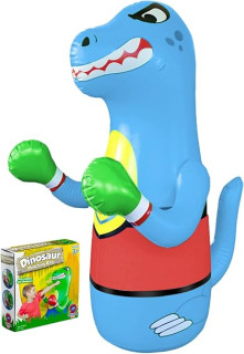 Inflatable Dinosaur Punching Bag for Kids – Bop Bag for Toddlers and Children Ages 3-14 – 47