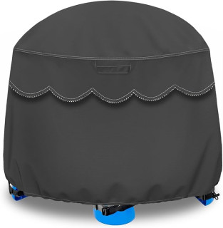 YUYAKA Water Table Cover for Little Tikes Fish 'n Splash Outdoor Dustproof Protector Custom-Fit Design with Elastic Edge Waterproof Storage Solution for Kids Play Table (Grey)