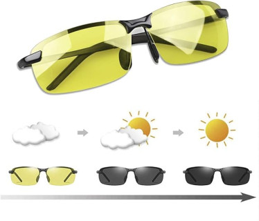 YIMI Men Women Photochromic Polarized Sport Sunglasses Cycling Fishing Driving Glasses UV400 Protection Anti Glare Eyeglasses