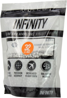 Valken Infinity 6mm Airsoft BBS - 0.32g BIO-1 KG-White