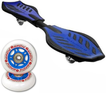 Razor RipStik Caster Board Value Pack With Extra Wheels (Blue)