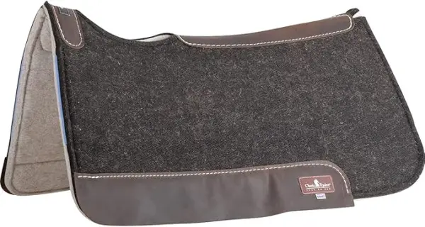 Classic Equine Western Saddle Pad ESP Felt Top 31 x 32 Brown CESPF