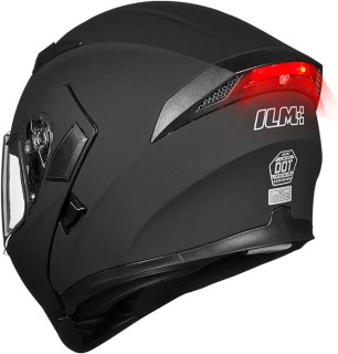 ILM Motorcycle Dual Visor Flip up Modular Full Face Helmet DOT 6 Colors Model 902