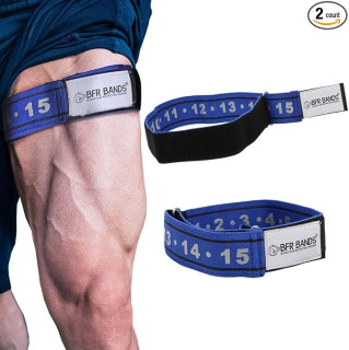 Occlusion Bands, Rigid Edition - Set of 2 Blood Flow Restriction Bands for Men and Women w/ 2