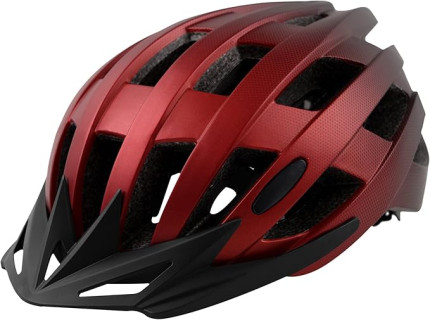 Adult Bike Helmets, Adjustable Mens Womens Bicycle Helmet, Lightweight Road Mountain Cycling Safety Sports Helmets with Detachable Visor