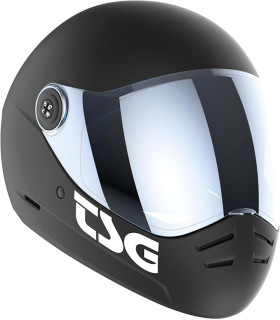 TSG - Pass 2.0 Full-face Premium Helmet w/Two Visors | Downhill Skateboarding, E-Skating, E-Onewheeling, Longboarding | Nose Ports, Air Flow Channels, Ear Slots, Adjustable Cheek Pads | ABS Hardshell