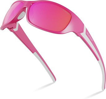 Polarized Sports Sunglasses for Men Women Driving Fishing Cycling Running UV Protection