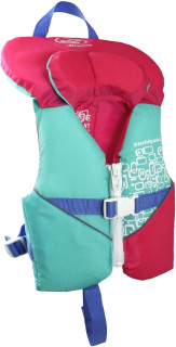 Stohlquist Infant Life Jacket, US Coast Guard Approved, Type II Life Vest (20-30 lbs) for Babies and Toddlers, Support Collar with Grab Handle, PFD for Pools, Lakes and Boating