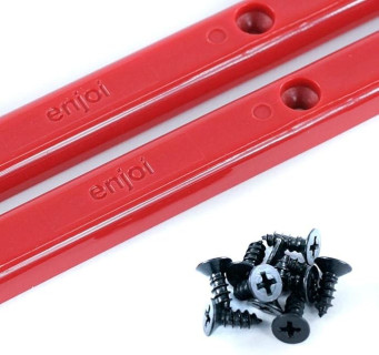 Enjoi Skateboard Rails Spectrum Red (2 Rails)