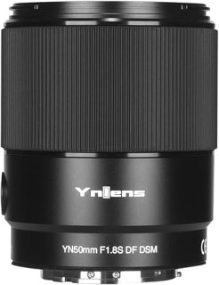 Yongnuo YN50MM F1.8S Lens for Sony E Mount, F1.8 Large Aperture Auto Focus, 50mm Full Frame Standard Prime Lens