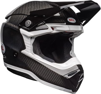 BELL Moto-10 Spherical MIPS Helmet (Gloss Black/White - Medium)