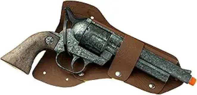 PARRIS CLASSIC QUALITY TOYS EST. 1936 Big Tex Cowboy Collection Cap Pistol and Holster Set for Cosplay, 10 3/4