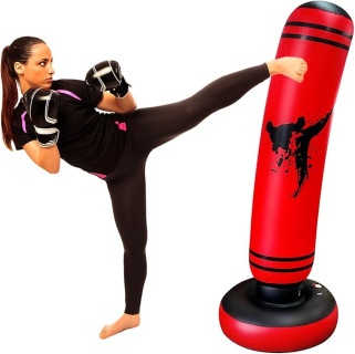 Toddler Heavy Punching Bag for Kids Boxing Bag Standing Kickboxing Bag with Stand Boxing Dummy Adults Inflatable Bopper Cool Fun Toys for Boys Sports Gifts Outdoor for Kids