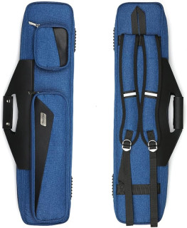 Pool Cue Case 4x4 with Backpack Straps Carrying Case for 4 Pool Cues