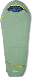 Coleman Big Bay 20°F Sleeping Bag, Adult Mummy Sleep Sack with Headrest