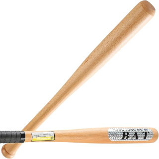 Gracfulcub Baseball Bat, Classic Wooden Baseball Bat for Baseball Training, Home Self Defense Baseball Bat for Youth Kids Teenagers Adult (29IN)