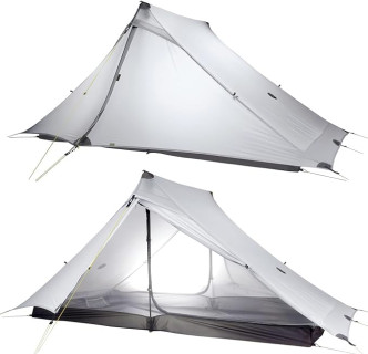 LANSHAN Ultralight Tent 3-Season Backpacking Tent for 1-Person or 2-Person Camping, Trekking, Kayaking, Climbing, Hiking