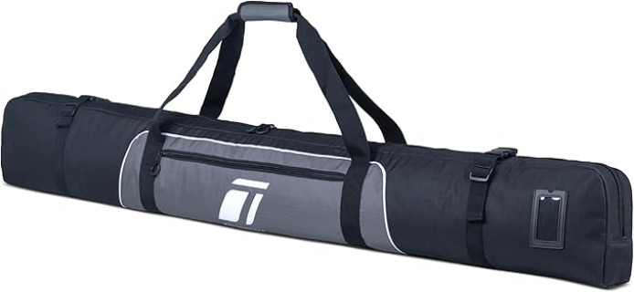 Ski Bag for Air Travel - Padded Ski Bag - Waterproof and Fully Padded Snow Ski Bag for Flying - Up to 175 CM Skis