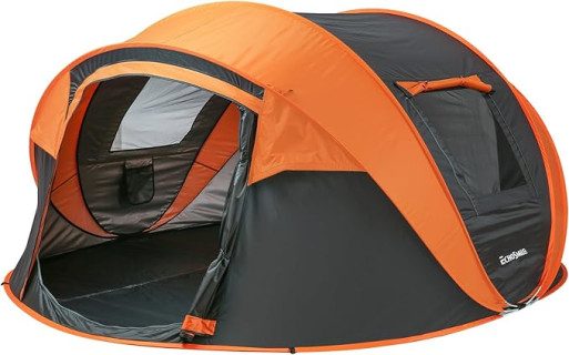 EchoSmile Camping Instant Pop Up Tent, 2/4/6/8/10 Person, Water Resistant Dome, Easy Setup for Camping Hiking and Outdoor, Portable with Carry Bag, 3 Season