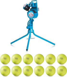 Jugs Lite-Flite Machine with 1-Dozen Lite-Flite Softballs
