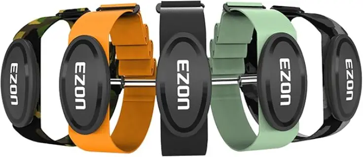 EZON C009Pro Heart Rate Monitor Chest Strap with ANT+/Bluetooth,3ATM Waterproof,Adjustable Design for Running Cycling Gym,Compatible with Polar/Strava/Wahoo & Fitness Apps