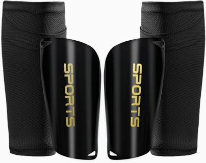Kids Youth Soccer Shin Guards, Shin Pads and Shin Guard Sleeves for 3-15 Years Old Boys and Girls for Football Games, EVA Cushion Protection Reduce Shocks and Injuries