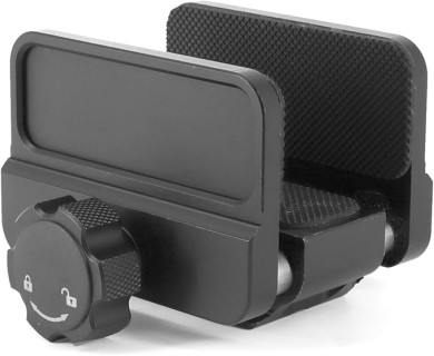 HUNTPAL Gun Clamp Rifle Saddle Mount, Hunting Shooting Tripod Rest with Integrated Quick Release Arca-Swiss Rail, Enhanced Accuracy Ball Head & Adapter