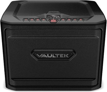 VAULTEK MX Series High Capacity Smart Handgun Safe Multiple Pistol Storage Smart Safe Available in Biometric + WiFi with Auto-Open Door (Biometric + WiFi)