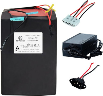 Ebike Battery 48V 52V 60A 72V 10AH 18AH 20AH 30AH 50AH Lithium Ion / LiFePO4 Battery Pack with 3A/5A Charger,50A/80A BMS for 300W-4500W Motor
