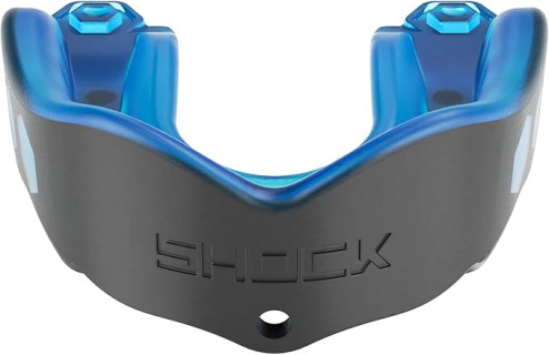 Shock Doctor Mouth Guard Sports, Hockey, Lacrosse, Baseball, Wrestling Moutguard, Gel Max Heavy Duty Protection & Custom Fit, Football Mouth Guard with Strap, Adult & Youth Mouthguard