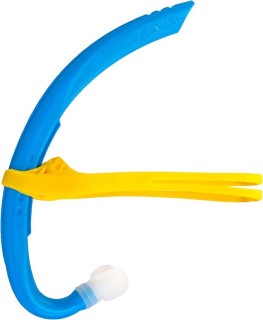 FINIS Stability Snorkel Jr - for Ages 6-10 - Swim Training Snorkel with Head Strap, Shorter Tube & Small Mouthpiece - for Swim Lessons, Swim School & Competition Training