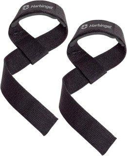 Harbinger Padded Cotton Lift Straps - Soft, Supportive Neotek Wrist Pads - 21.5