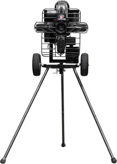 747BH 4-Wheel Baseball Pitching Machine, Adjustable Speed and Angle, Various Pitching Modes, 110MPH Max Speed, for Professional Players and Coaches