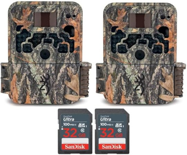(2) Browning Strike Force 850 Extreme Trail Game Camera (16MP) with 16GB Memory Card | BTC5HDX