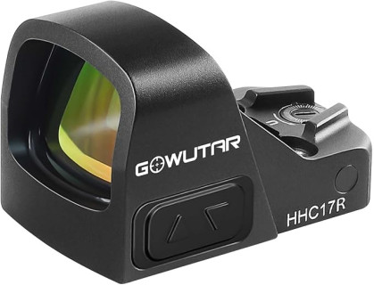 HHC17R Micro RMSc Red Dot Sight Side-Battery Tray 3 MOA Shake Awake Reflex Sight for 407k/507k Footprint Optic w/Picatinny Mount