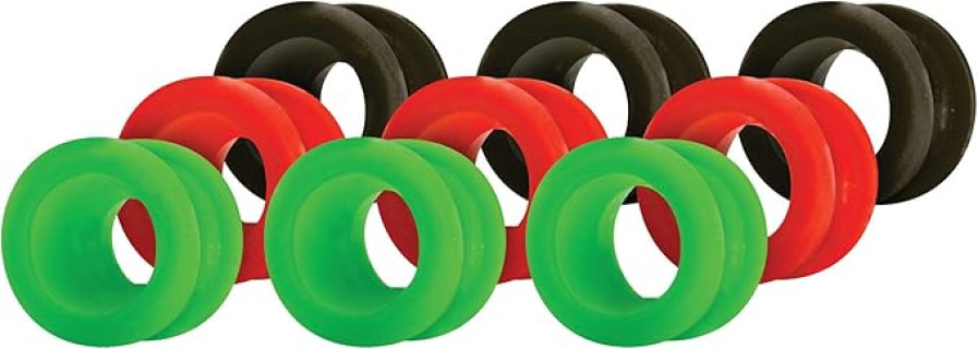 TRUGLO Versa Durable Lightweight Effective Versatile Easily Attached Hunting Archery Peep Sight w/ 9 Interchangeable Customizing Inserts