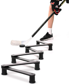 The Snake Trainer - Lightweight Stickhandling Training Tool - Hockey Training Equipment for Puck Control, Reaction Time and Coordination - Portable, Durable and Adjustable