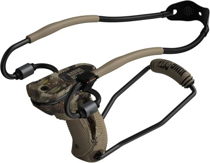 Barnett King Rat Slingshots, Powerful Slingshot for Adults and Kids Alike, Includes Power Band, Brushed Leather Pouch, & Slingshot Ammo