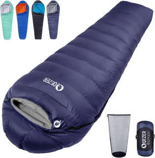 Down Sleeping Bag for Adults 0 Degree Sleeping Bag with 620 Fill Power Down Ultralight Mummy Sleeping Bag Backpacking Sleeping Bag
