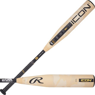 Rawlings | 2025 | ICON Baseball Bat | USA | -12 / -10 / -8 Drop | 2 5/8' Barrel | 2 Pc. Composite