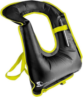 OMOUBOI Snorkel Vest for Adults Swim Vests Inflatable Snorkeling Jackets for Diving, Snorkeling, Swimming Safety (Suitable for 100-220 lbs)